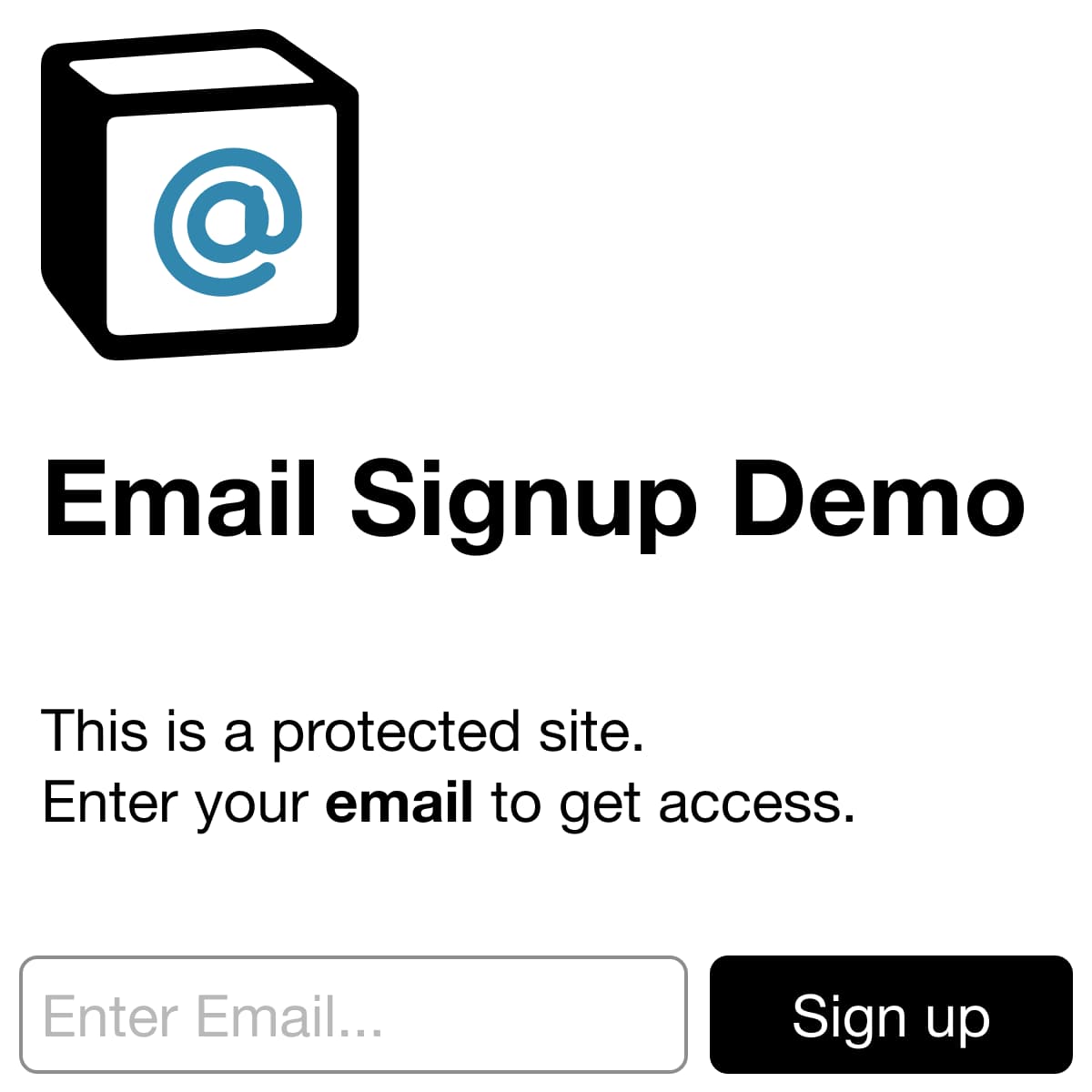 Sotion Email Signup Demo