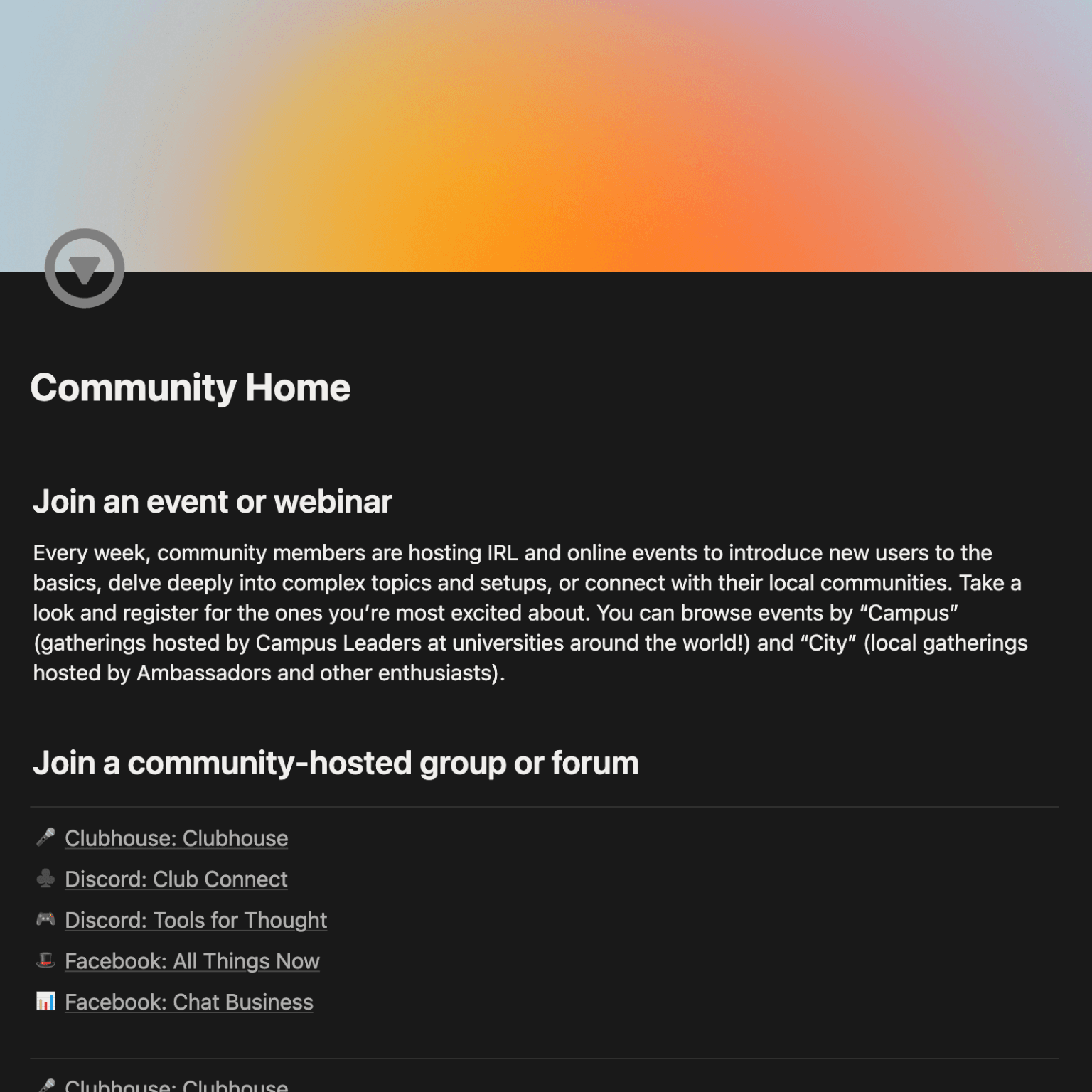 Member Community