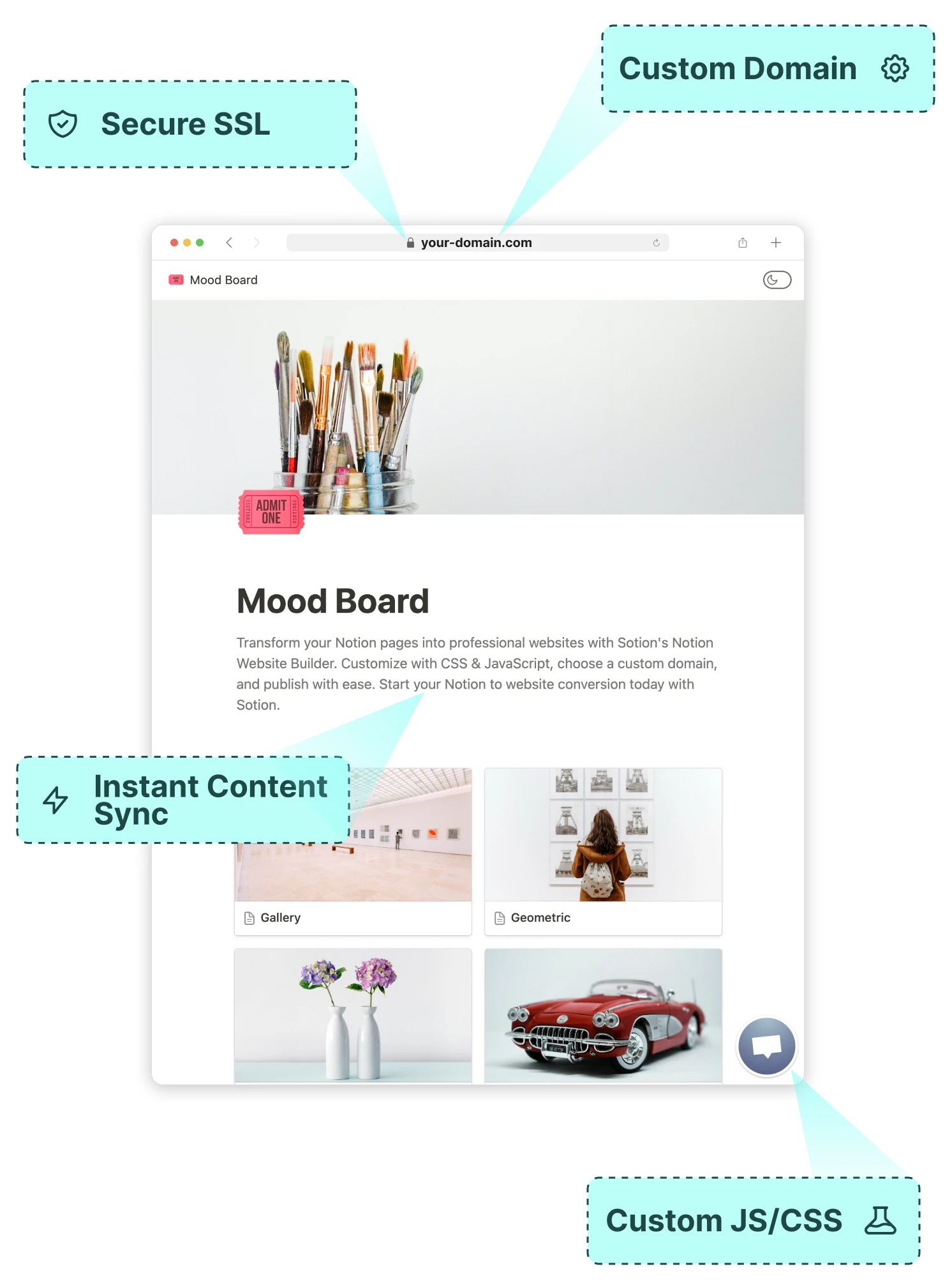 Notion Website Builder by Sotion